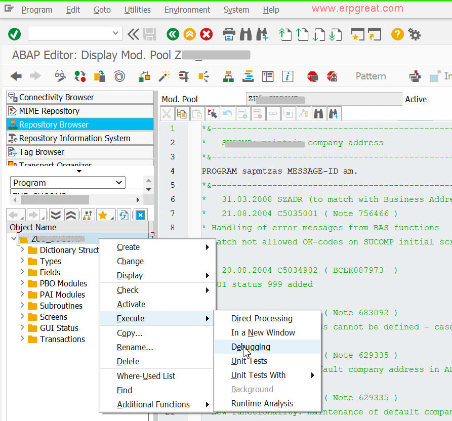 The ABAP Debugger