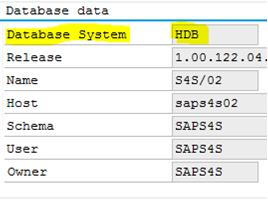 HANA Database