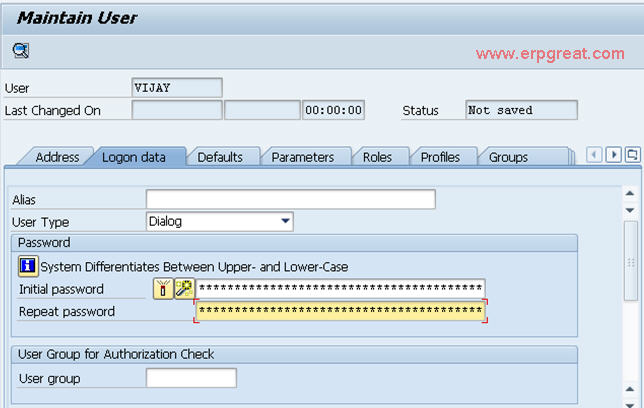 User Logon Data