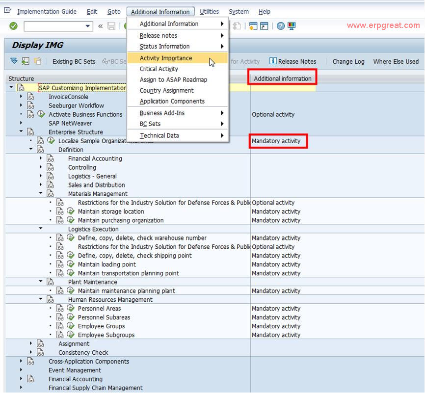 Implementation Guide Activity Importance