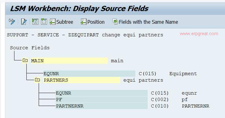 Display Source Fields