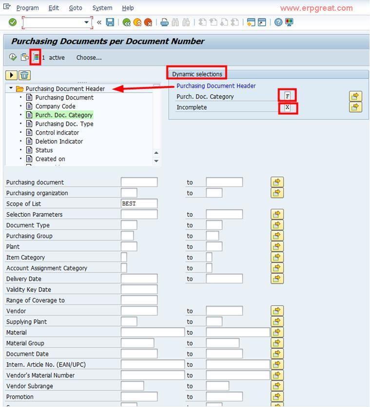 How to search for PO placed on hold?