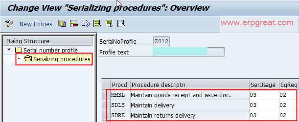 Serializing Procedure