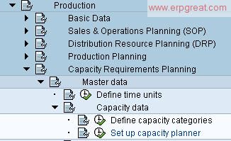 Set up capacity planner