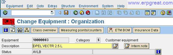 Attach Drawing - Change Equipment Organization