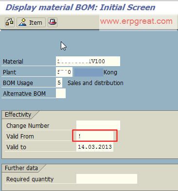 CS03 - Display Material BOM