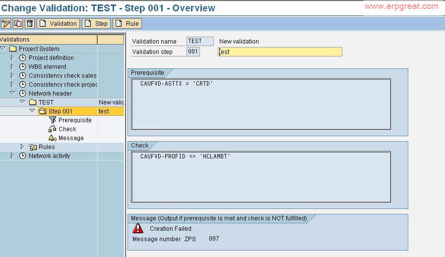 Network Profile Validation Prerequisite