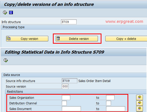 Fix Inconsistencies in Sales Info Structure S709