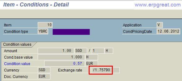 Sales Order - Item Line Exchange Rate